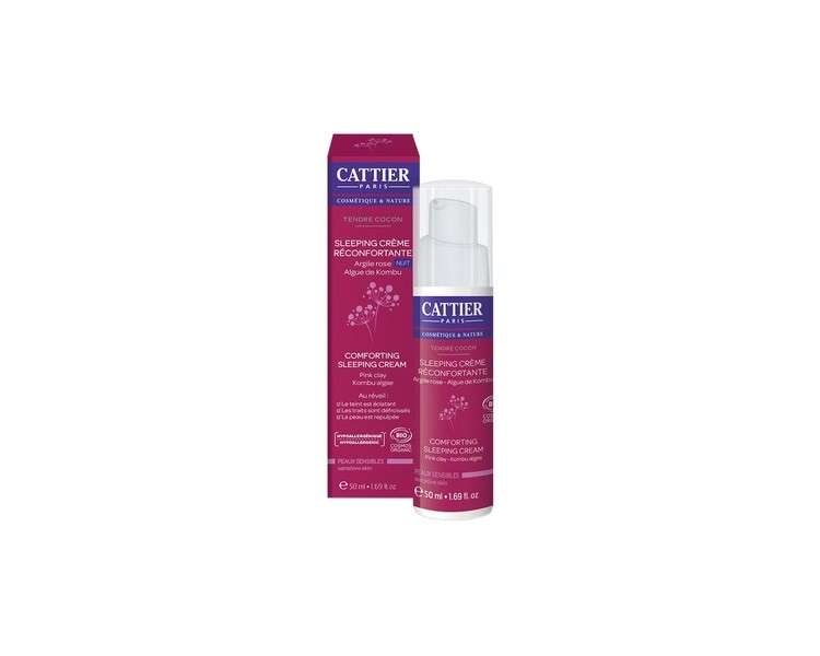 Cattier Soothing Night Care for Sensitive Skin 50ml