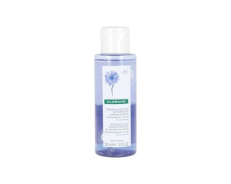 Klorane Waterproof Eye Makeup Remover with Cornflower 100ml