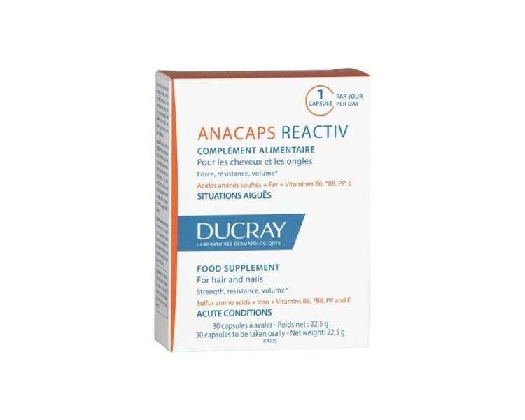 Ducray Anacaps Reactive 30 Capsules