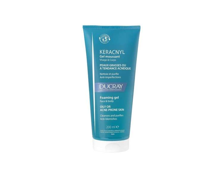 Ducray Keracnyl Foaming Gel Cleanser 200ml