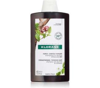 Klorane Strengthening Quinine and Organic Edelweiss Shampoo for Tired Hair and Hair Loss 400ml