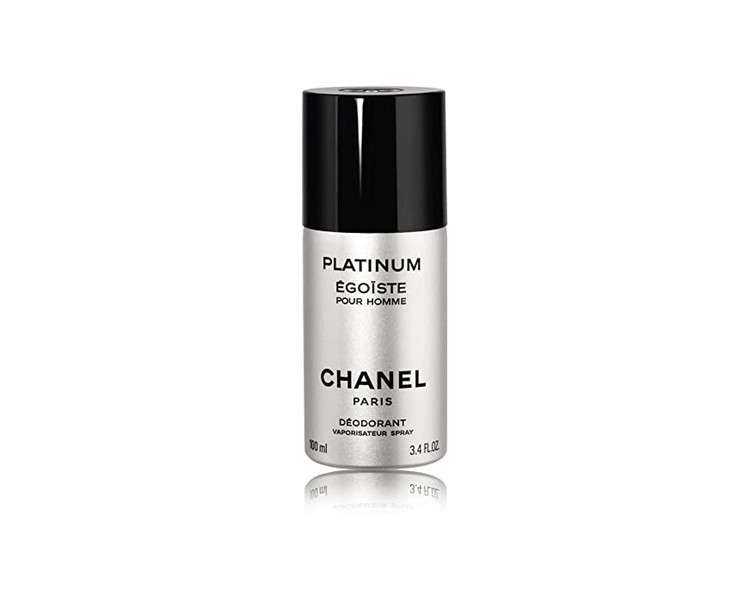 Chanel Platinum Egoiste Deodorant Spray 3.4 oz