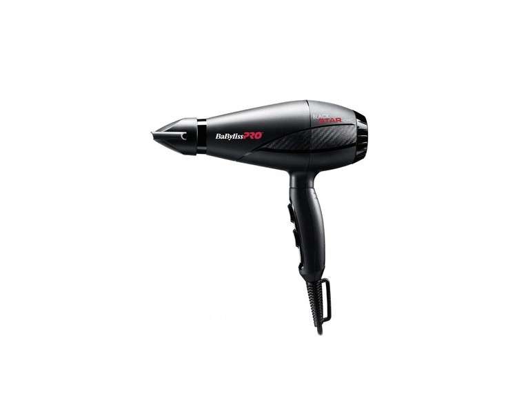 Babyliss PRO Black Star Ionic Hair Dryer 2200W 440g