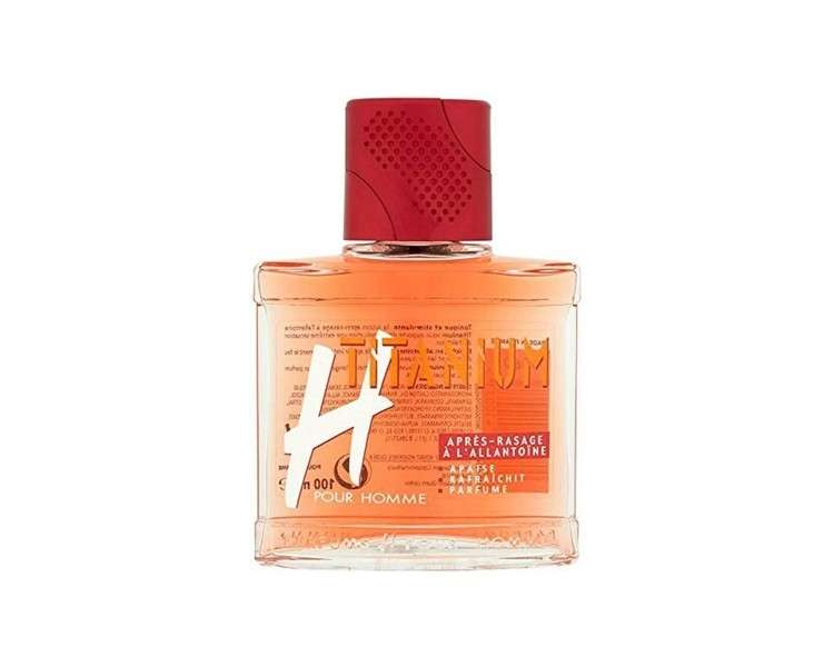 H for Men Titanium After Shave Bottle