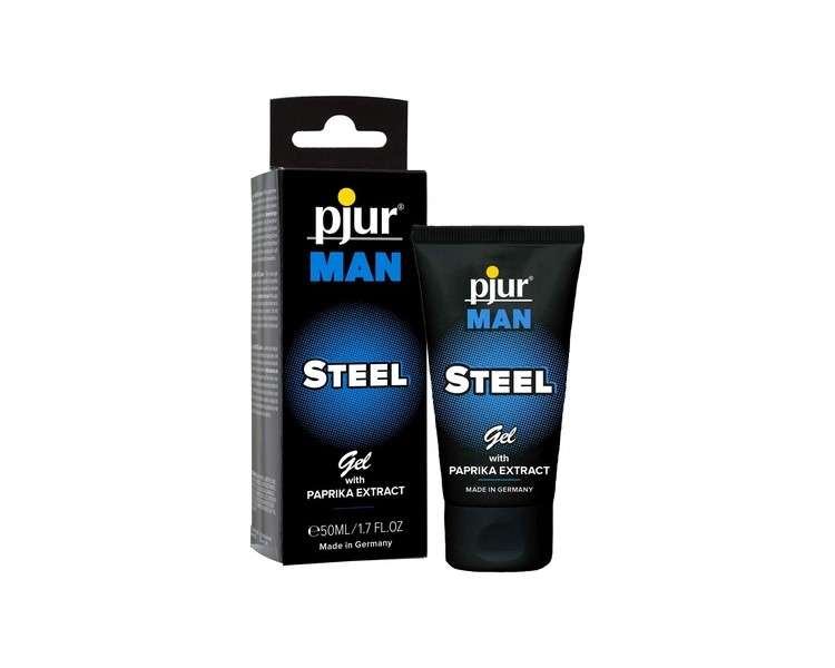 pjur MAN STEEL Gel Erection Cream with Paprika and Menthol 50ml