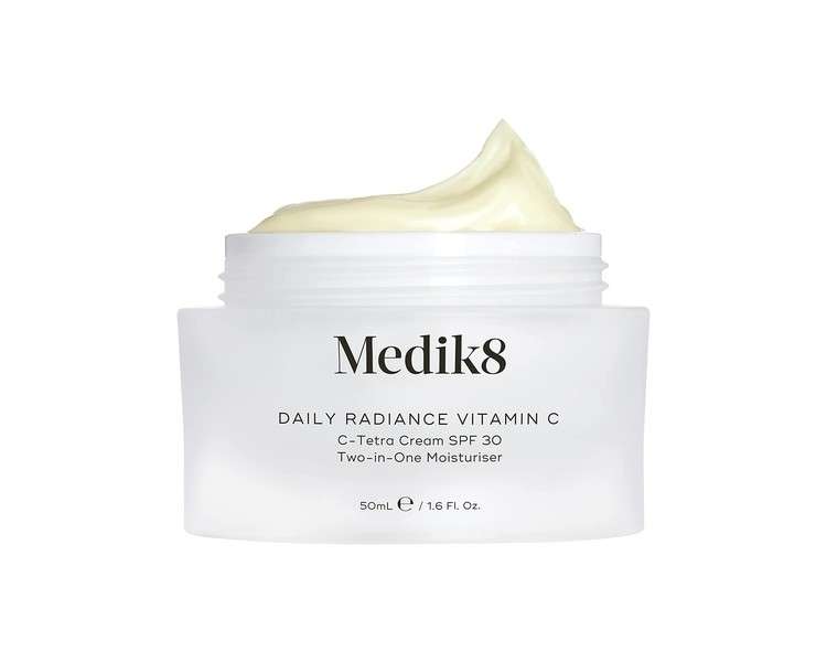 Medik8 Daily Radiance Vitamin C C-Tetra Antioxidant Brightening Day Cream SPF 30 50ml