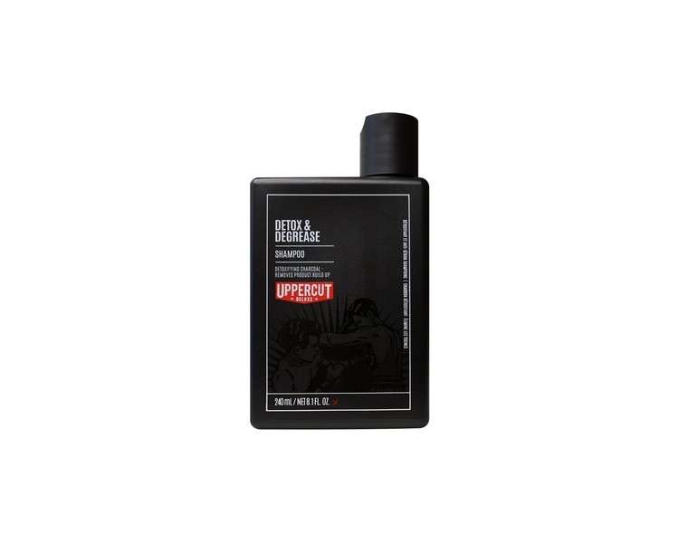 Uppercut Deluxe Detox and Degrease Shampoo with Charcoal 240ml