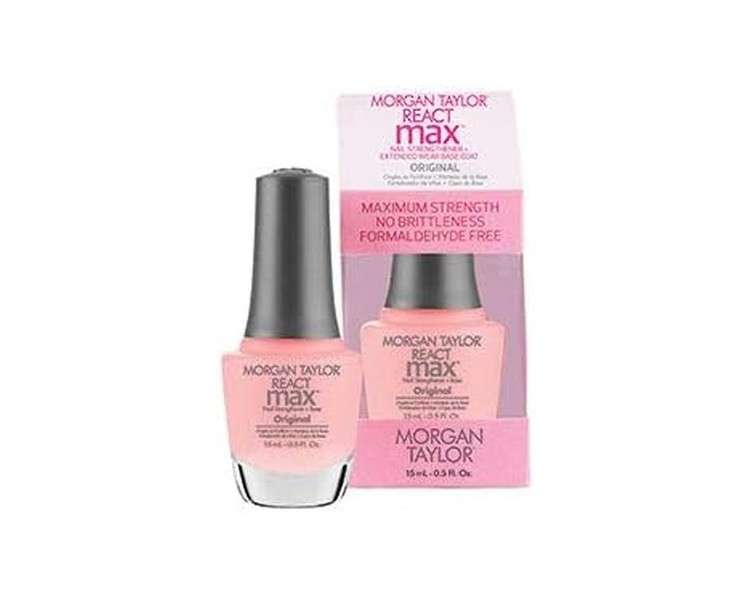 Morgan Taylor REACTmax Nail Strengthener + Extended Wear Base Coat Original 15ml