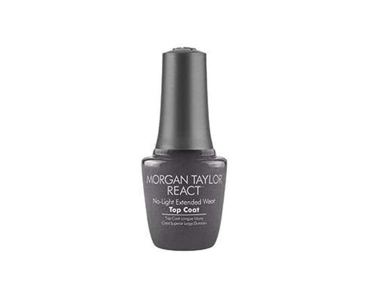 Morgan Taylor React Nail Polish Top Coat 0.5 oz