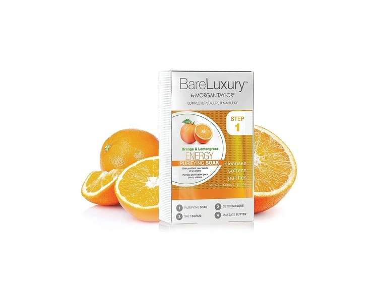 Morgan Taylor Bare Luxury Complete Manicure and Pedicure Orange and Lemongrass