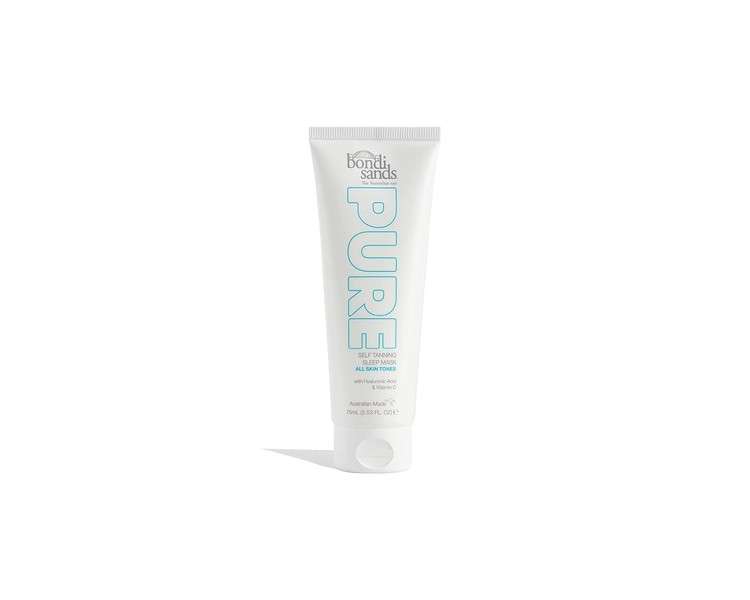 Bondi Sands Pure Tanning Sleep Mask with Hyaluronic Acid and Vitamins C + E 75ml