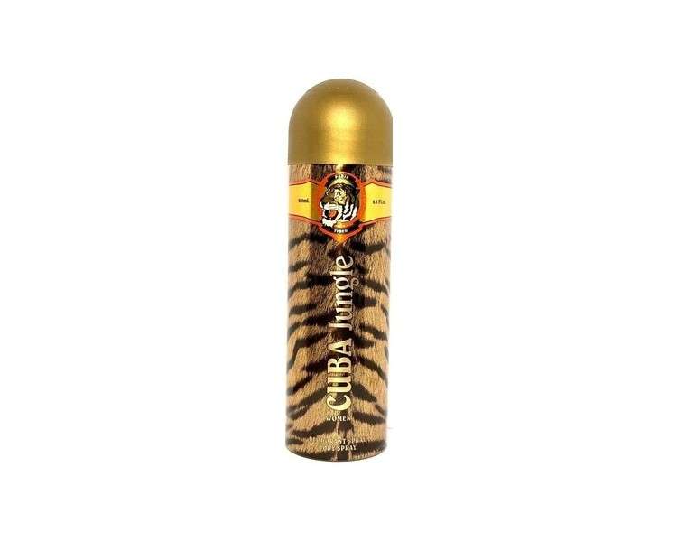 Cuba Original Jungle Tiger Deodorant Body Spray for Women 6.6oz 200ml - New