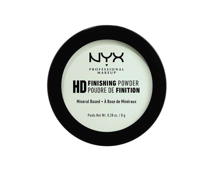 NYX Professional Makeup High Definition Finishing Powder Pressed Powder Skin Perfecting Matte Finish Oil Absorbing Vegan Formula Shade Mint Green 03