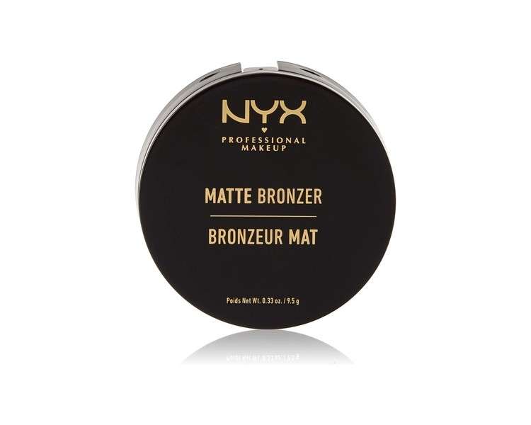 NYX Professional Makeup Matte Body Bronzer Pressed Powder Vegan Formula Light 01 Light