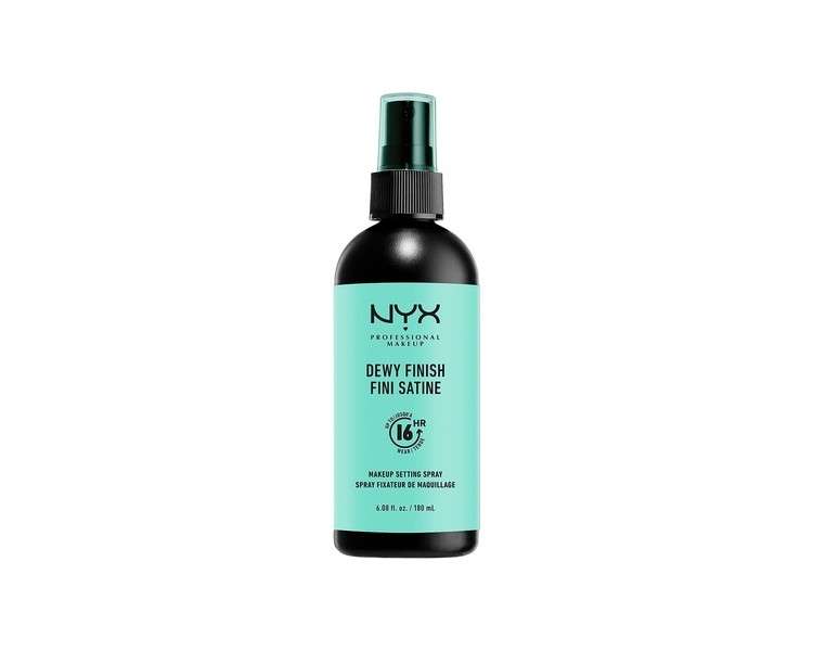 NYX Professional Makeup Setting Spray Long Lasting Formula Finishing Spray Lightweight Vegan Formula Dewy Finish 180ml