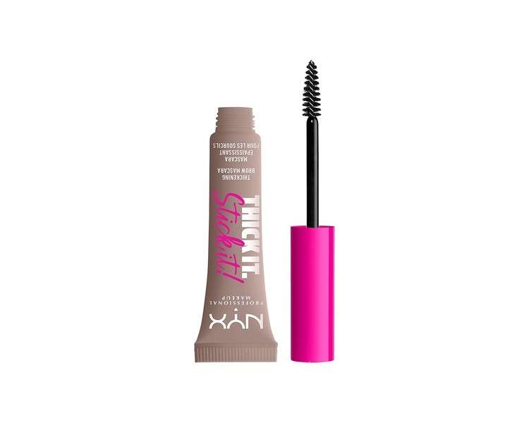 NYX Professional Makeup Thick It Stick It Thickening Brow Mascara Eyebrow Gel Cool Blonde 02