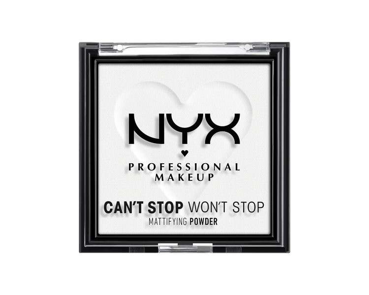 NYX Professional Makeup Can't Stop Won't Stop Mattifying Powder Brightening Translucent 11