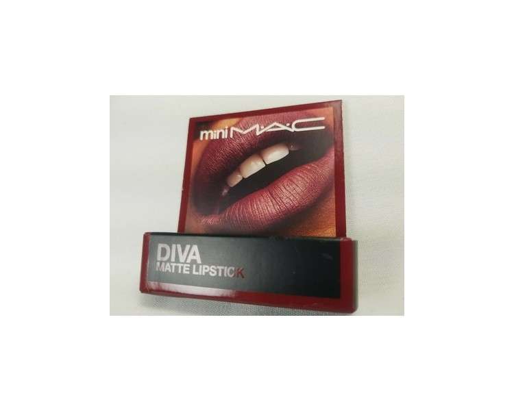 MAC Mini Lipstick Authentic Diva 0.06oz/1.8g New in Box