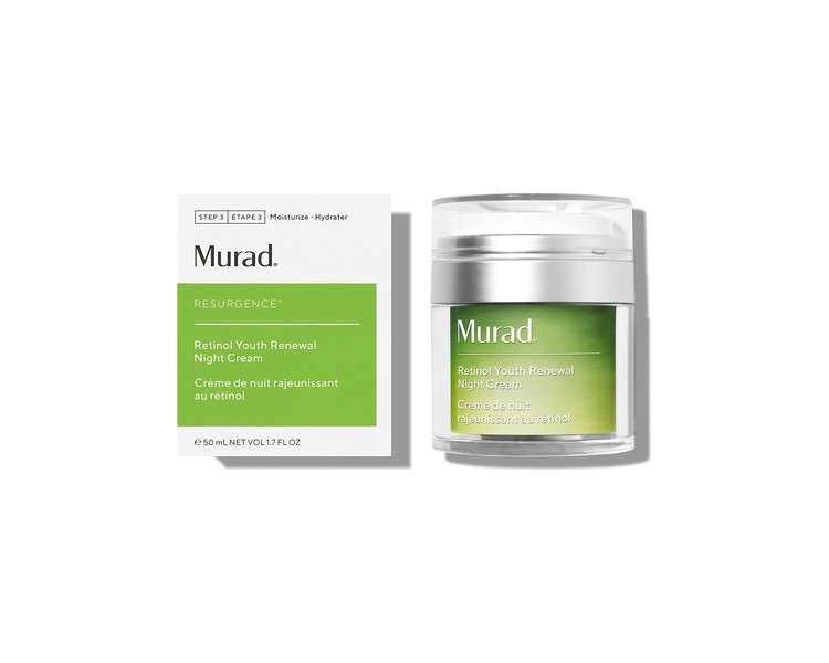 Murad Resurgence Retinol Youth Renewal Anti-Aging Firming Face & Eye Serum Creams Retinol Tri-Active Technology All Skin Types Night Cream