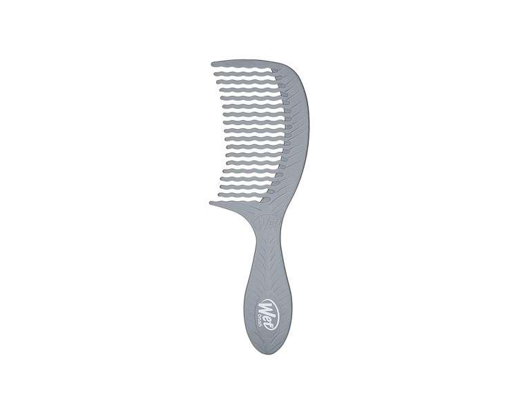 WetBrush Go Green Treatment Comb Wide Tooth Wave Tooth Design Detangles Pain Free Plant Based Charcoal Infused