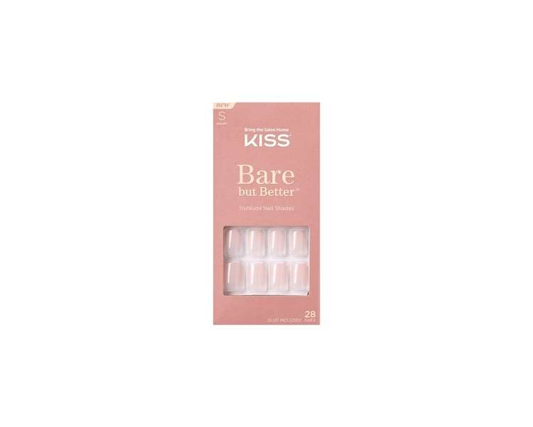 Kiss Bare But Better Short Nude Nails 28 Pieces