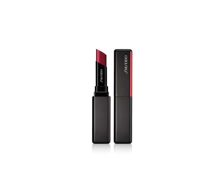 Shiseido VisionAiry Gel Lipstick Long-Lasting Full Coverage Formula Triple Gel Technology High-Impact Weightless Color Scarlet Rush 204