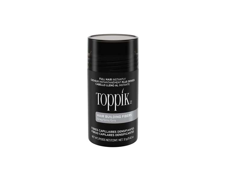 TOPPIK Hair Building Fibers Gray 12g