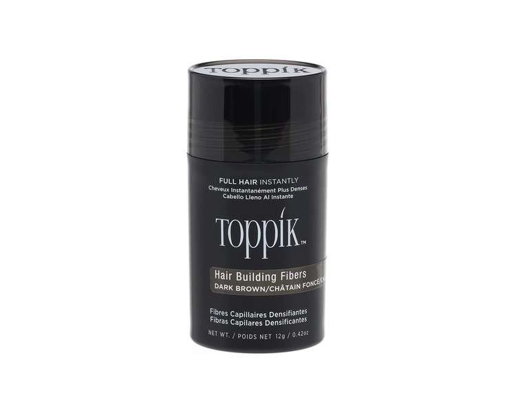 Toppik Hair Building Fibers Powder Dark Brown 12g