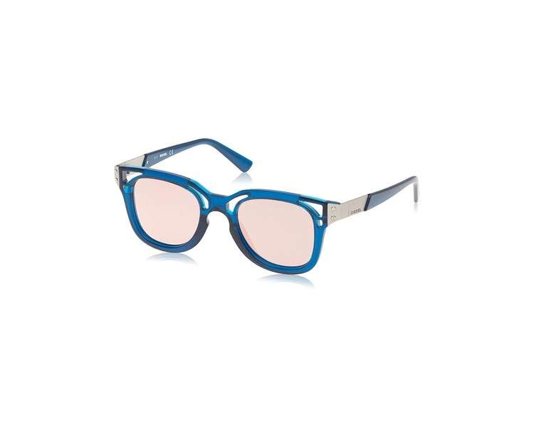 Diesel Blue Women's Polarized Fashion Sunglasses DL02324990Z