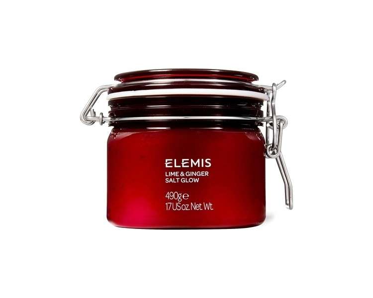 ELEMIS Lime and Ginger Salt Glow Invigorating Salt Body Scrub 490g