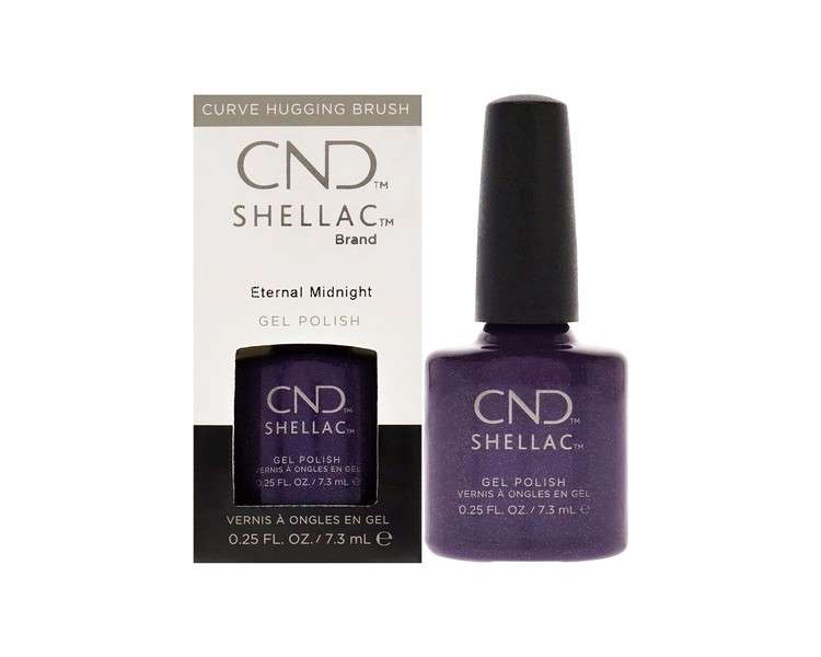 CND Shellac Eternal Midnight Nightspell Violet 7.3ml