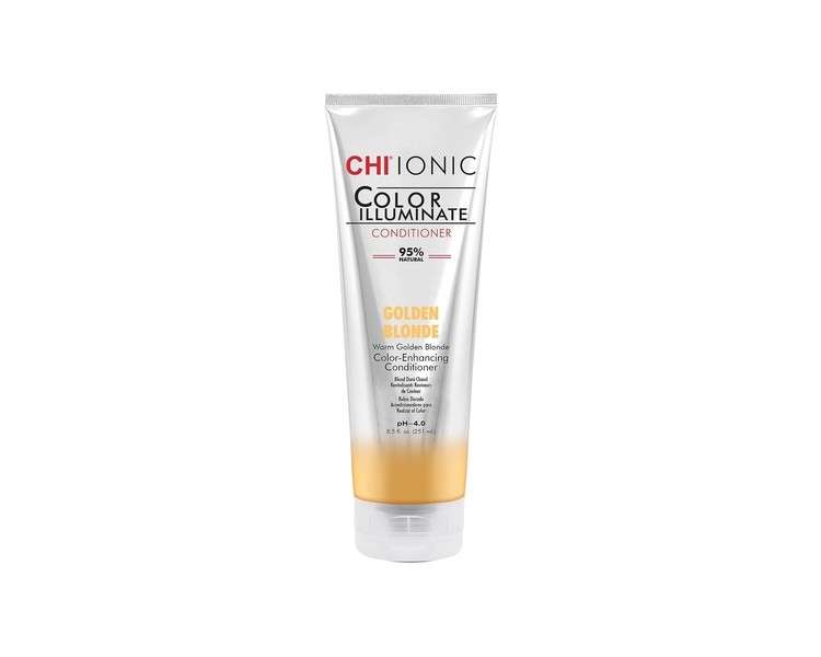 CHI Ionic Color Illuminate Conditioner Golden Blonde Color Enhancing Conditioner 251ml