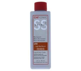 CHI Ionic Shine Shades Liquid Hair Color 6RB Light Red Brown 3 Ounce