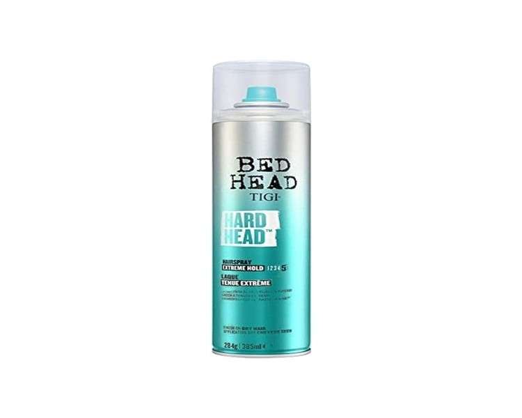 Bed Head by TIGI Hard Head Hairspray Extra Strong Hold Natural Shine Finish 385ml