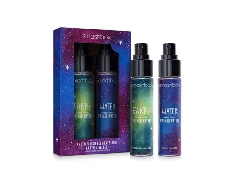 Smashbox Cosmic Celebration Photo Finish Primer Water Duo Earth & Water 30ml NIB