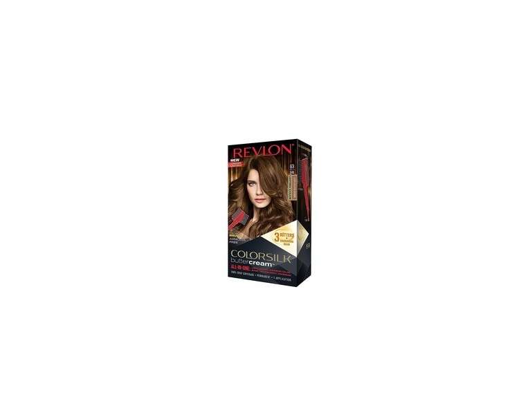 Revlon Luxurious Colorsilk Buttercream Light Golden Brown Hair Color 54g