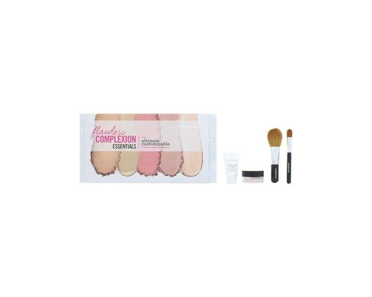 Bare Minerals Flawless Complexion Essentials Cosmetic Set Gift Set: Primer 15ml, Finishing Powder 2g, Face Brush, Concealer Brush