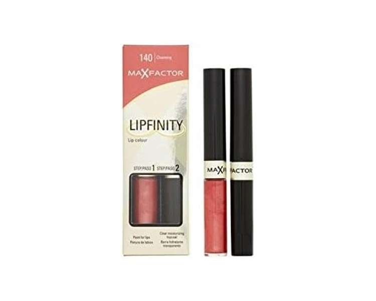 Max Factor Lipfinity Lip Colour 140 Charming Clear 2 Count