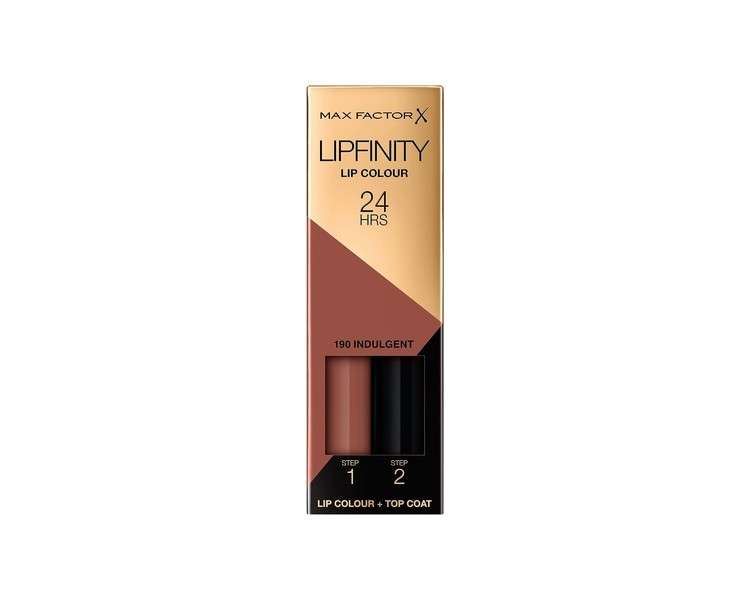 Max Factor Lipfinity Long-Lasting Two Step Lipstick 190 Indulgent 4.2g