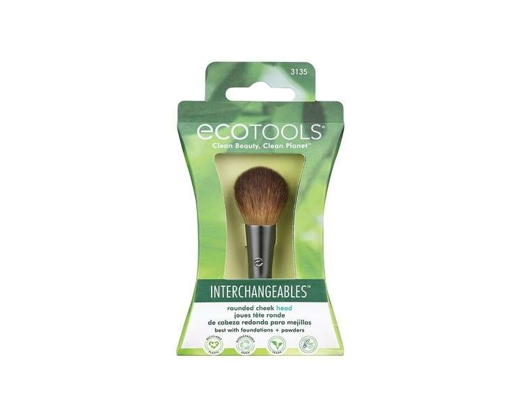 Ecotools Interchangeable Rounded Cheek Brush Head for Blush