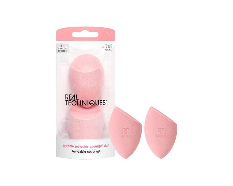 Real Techniques New Foam Technology Miracle Powder Sponge