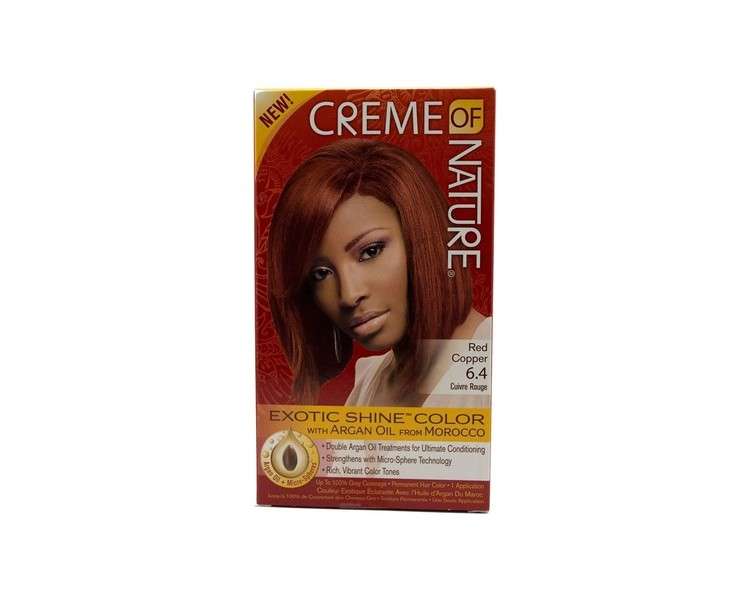 Creme of Nature Exotic Shine Color Hair Dye Red Copper 6.4 - 1 Application