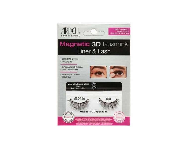 Ardell Reusable Waterproof Magnetic Liner and Lash Kit - Kunstnerz 858 (64978INT)