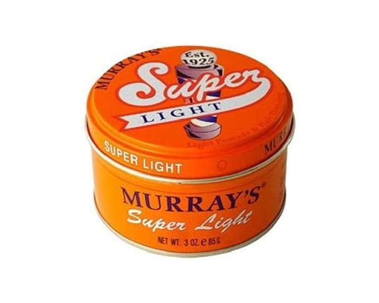 Murray's Light Pomade & Hair Dressing Super Light 3oz - Pack of 6