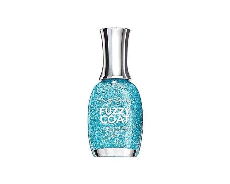 Sally Hansen Fuzzy Coat Textured Nail Colour 9.17ml 700 Wool Knot Blue