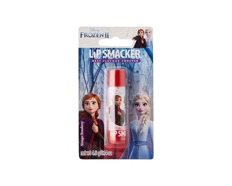 Lip Smacker Disney's Frozen Collection Lip Balm for Kids Elsa and Anna Single Balm Stronger Together Strawberry Flavor