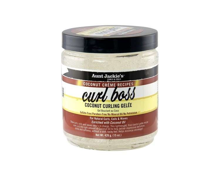 Aunt Jackie's Coconut Creme Curl Boss Curling Glee Mousse 426g