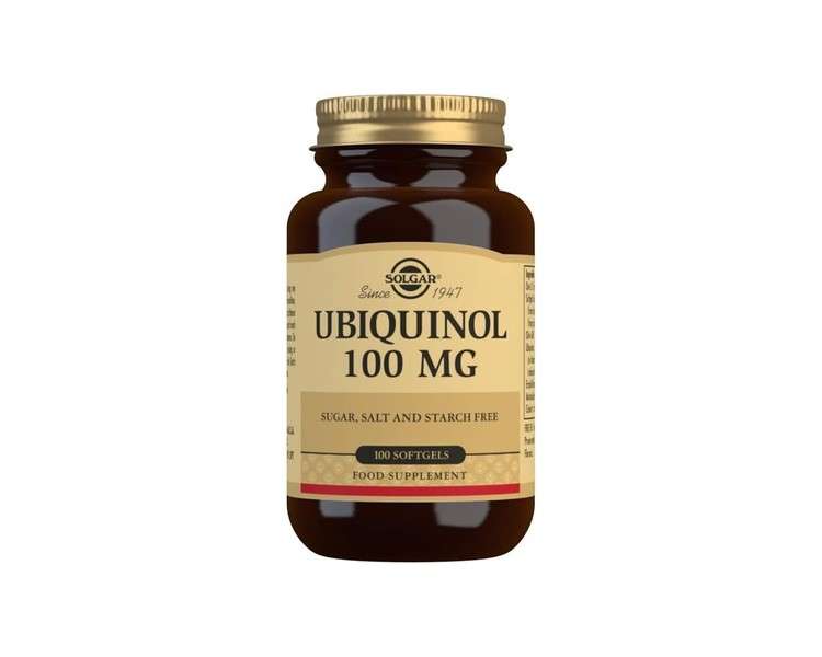 Solgar Ubiquinol 100mg 50 Capsules