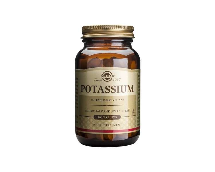 Solgar Potassium 100 Tablets