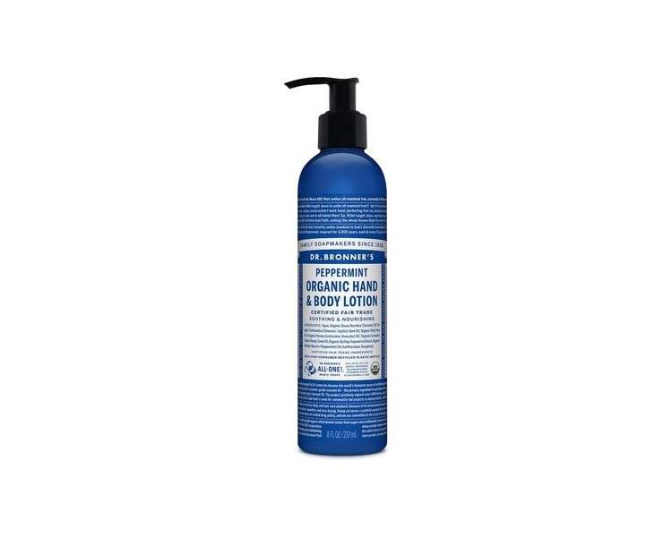 Dr. Bronner's Organic Peppermint Lotion 236ml